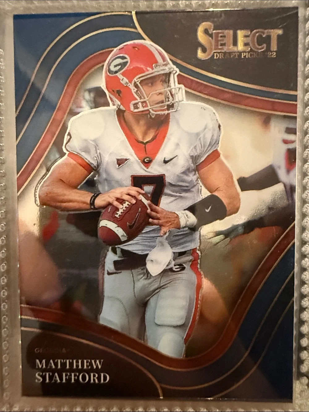 Draft Picks 2022 Matthew Stafford Football Trading Card - Red/White